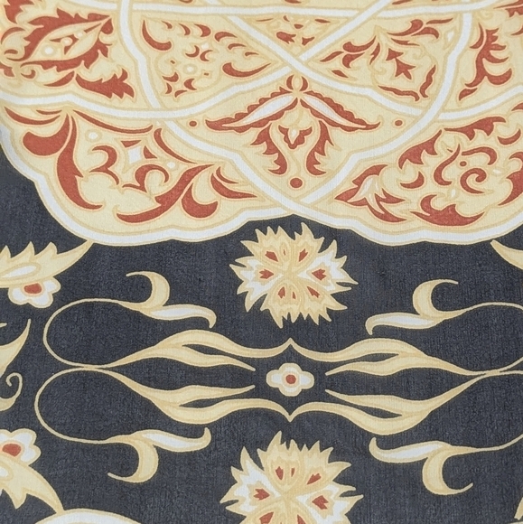 Vintage Chiffon Floral Patterned Oblong Scarf - Picture 5 of 10